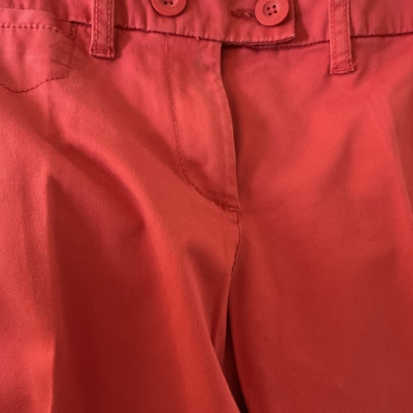 NWOT | CROP PANTS | SIZE 8 |TOMMY HILFIGER | CORAL BRICK | COTTON | SPANDEX - Picture 12 of 12